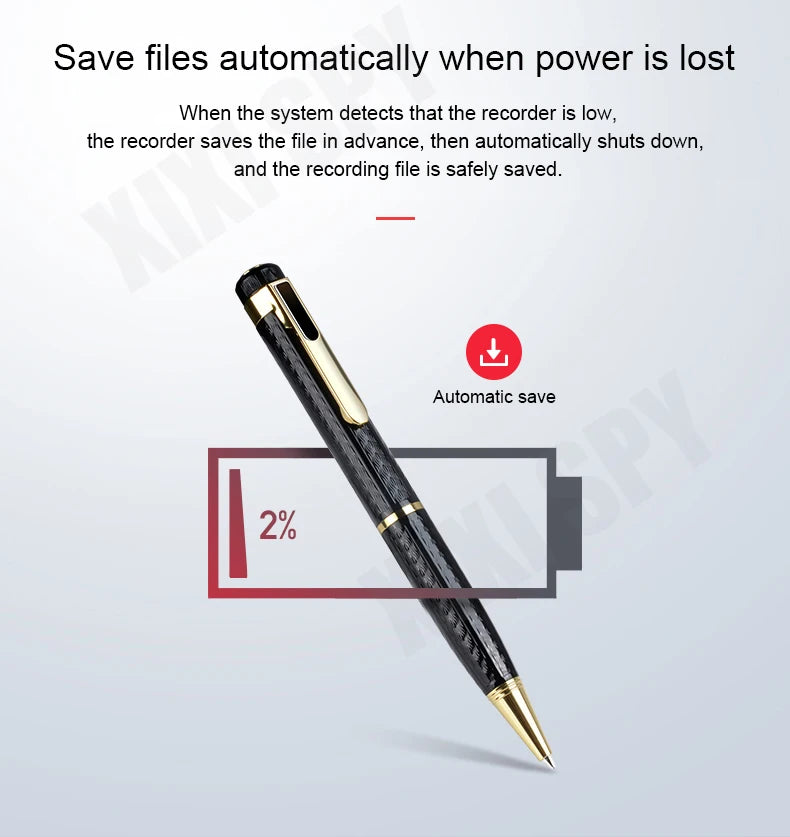 Mini Voice Recorder Pen – USB Digital Audio Dictaphone