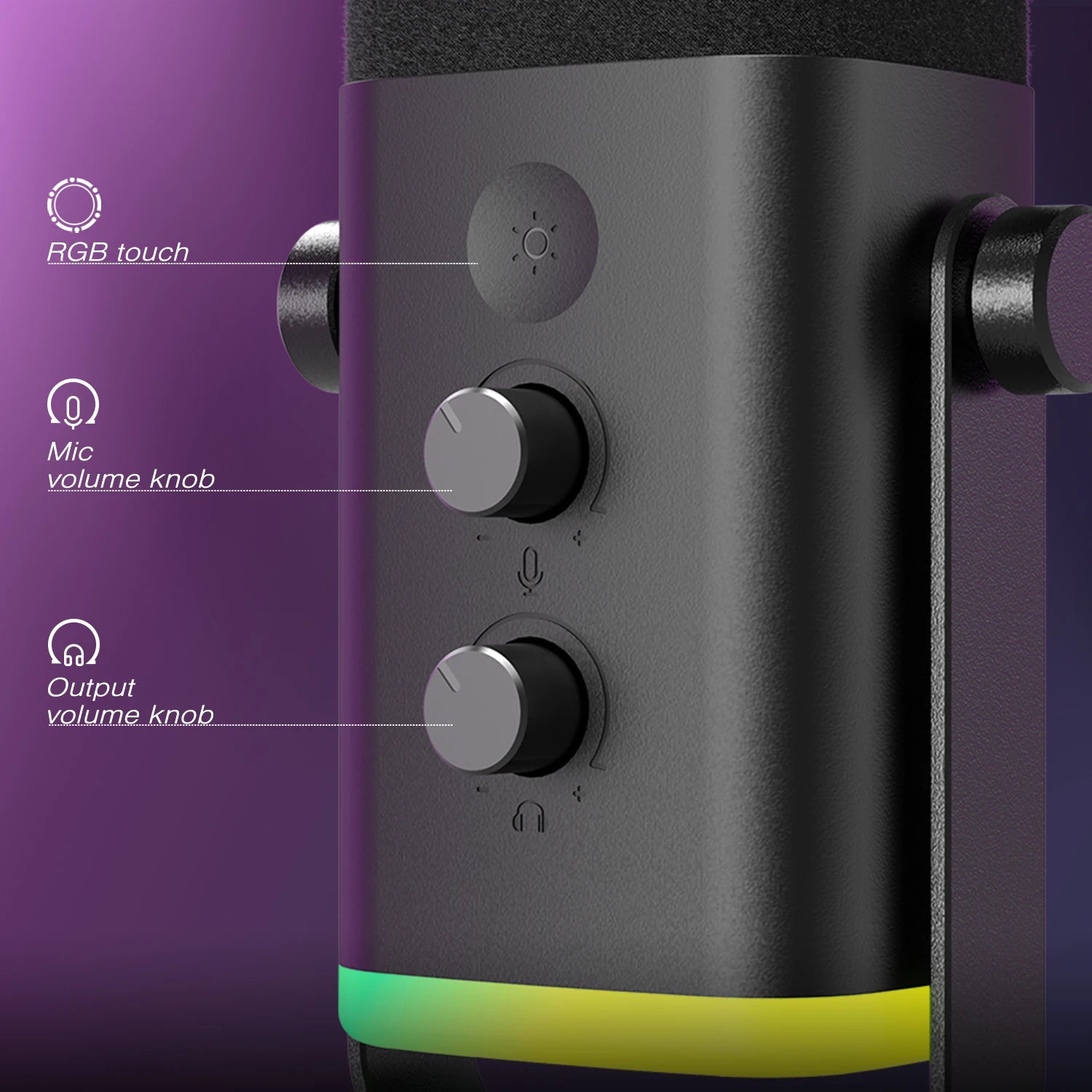 AmpliGame AM8 USB/XLR Dynamic Microphone – Gaming & Studio Mic