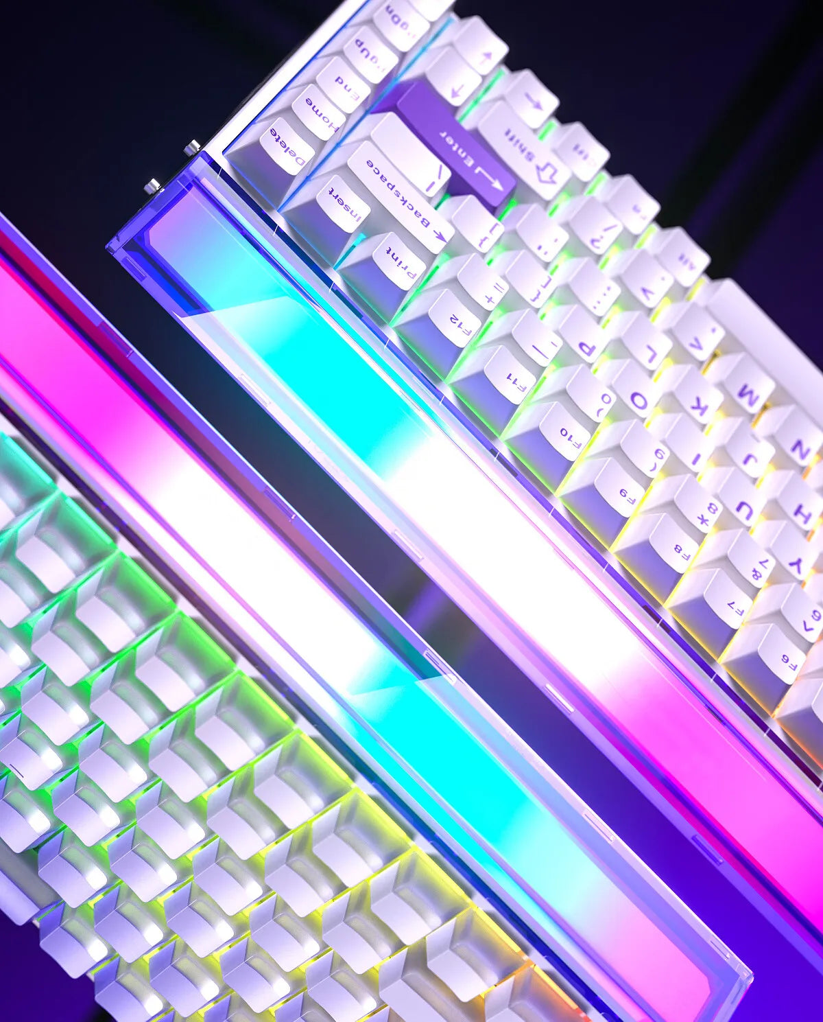 HERO84 HE Mechanical Keyboard – Wired RGB Music Rhythm Gaming Keyboard