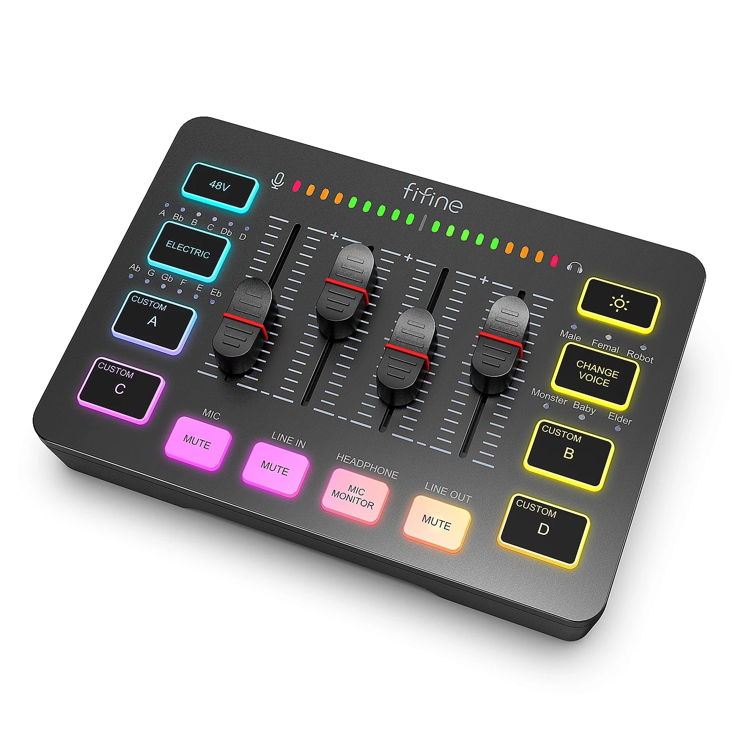 AmpliGame SC3 Audio Mixer – Gaming & Streaming Mixer
