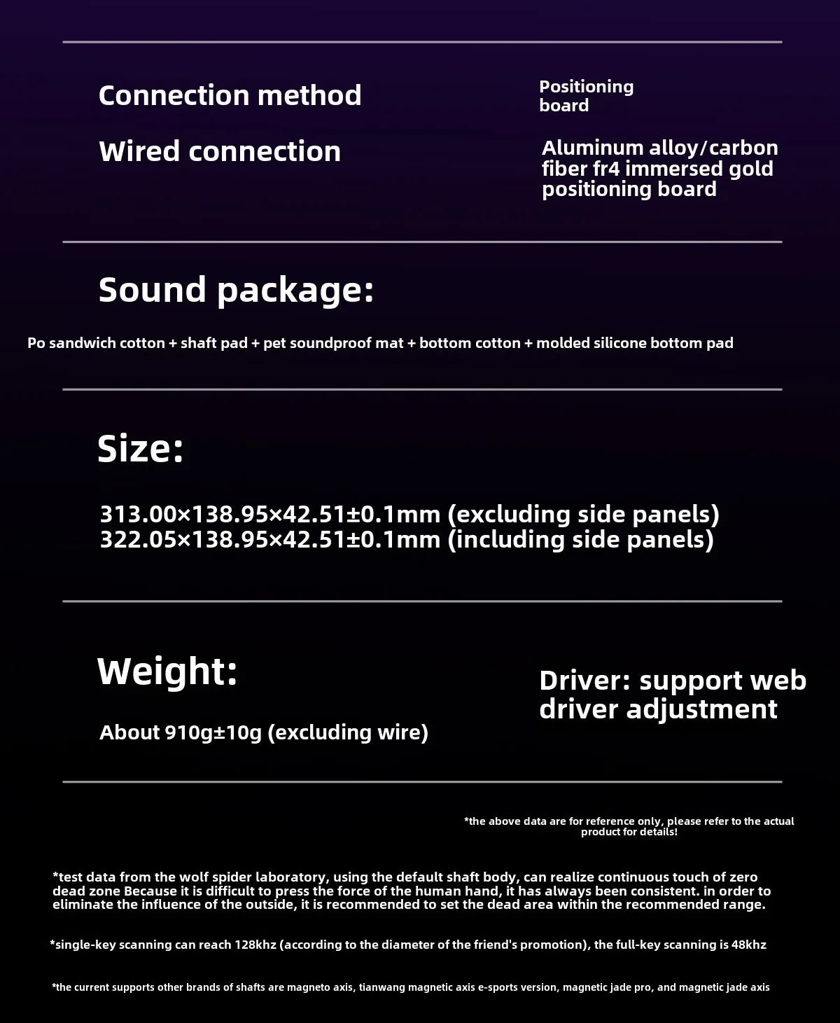 HERO84 HE Mechanical Keyboard – Wired RGB Music Rhythm Gaming Keyboard