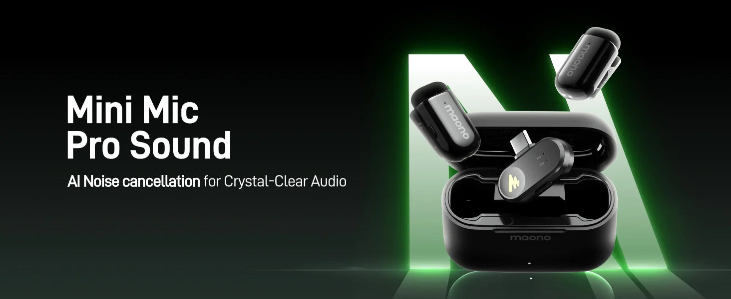 MAONO T1mini Wireless Lapel Microphone