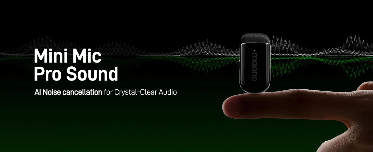 MAONO T1mini Wireless Lapel Microphone