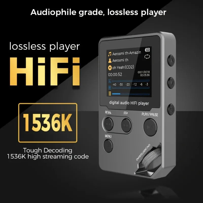 C5 Bluetooth MP3 Player – 8GB Lossless Music & FM Radio