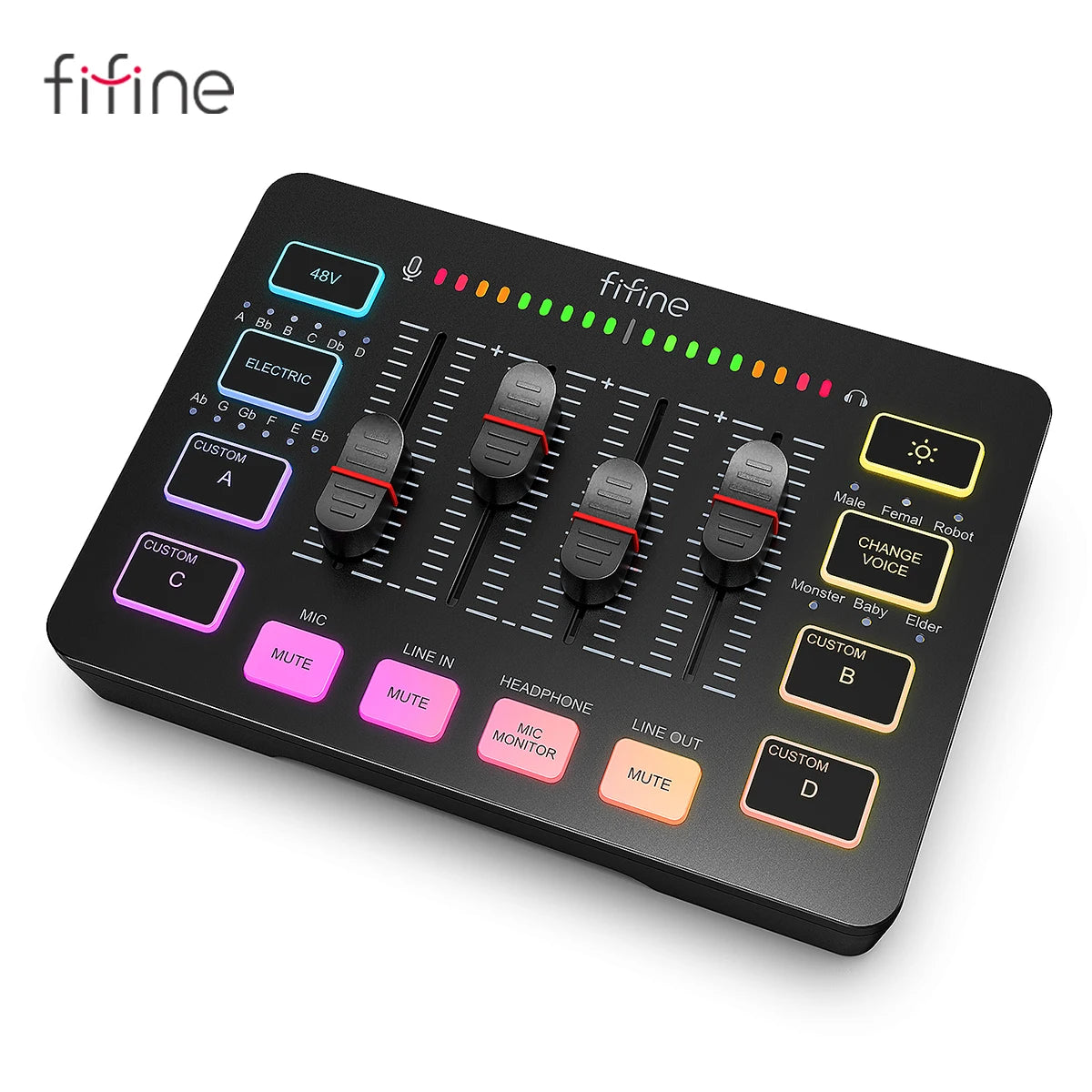 AmpliGame SC3 Audio Mixer – Gaming & Streaming Mixer