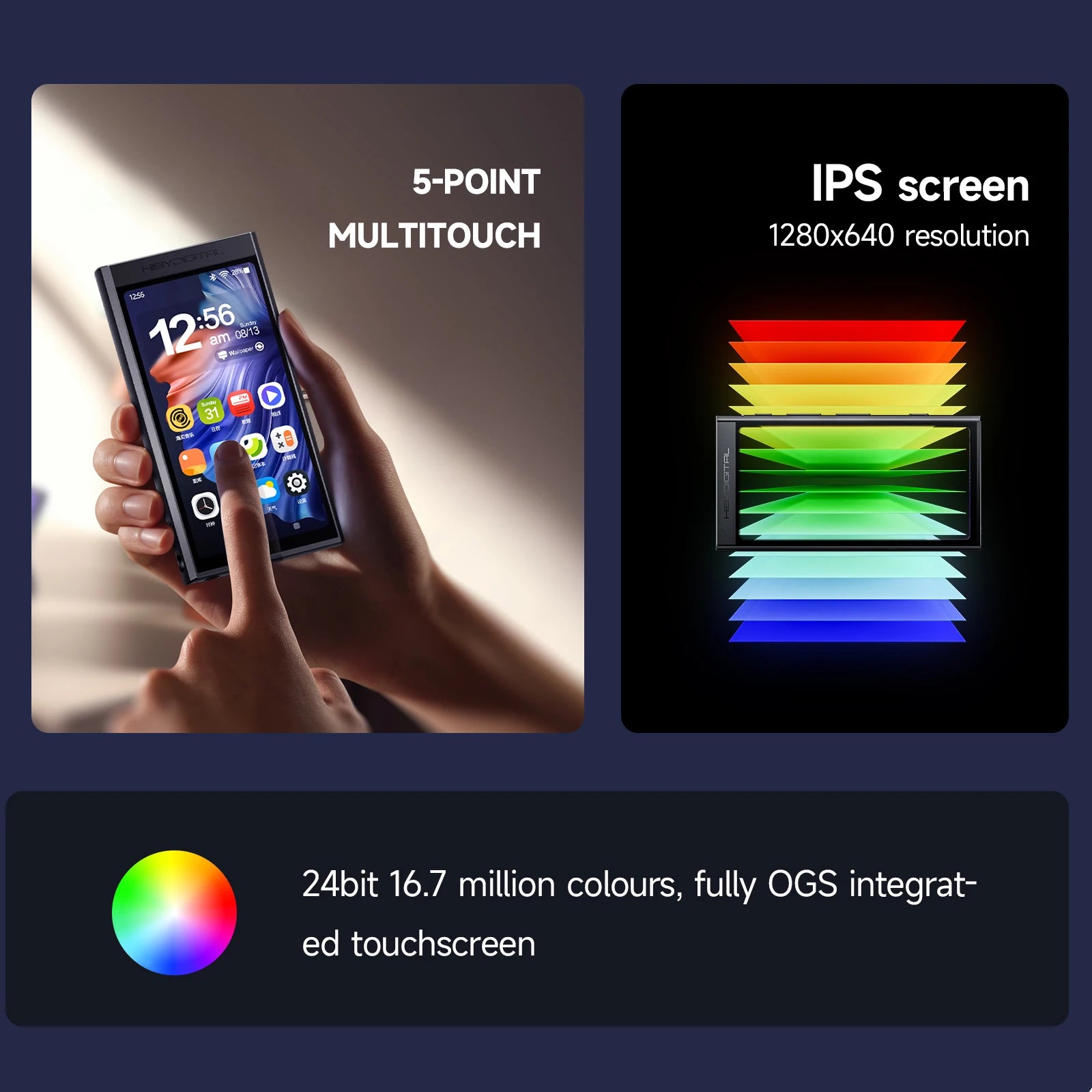 HiBy M300 Android 13 Music Player