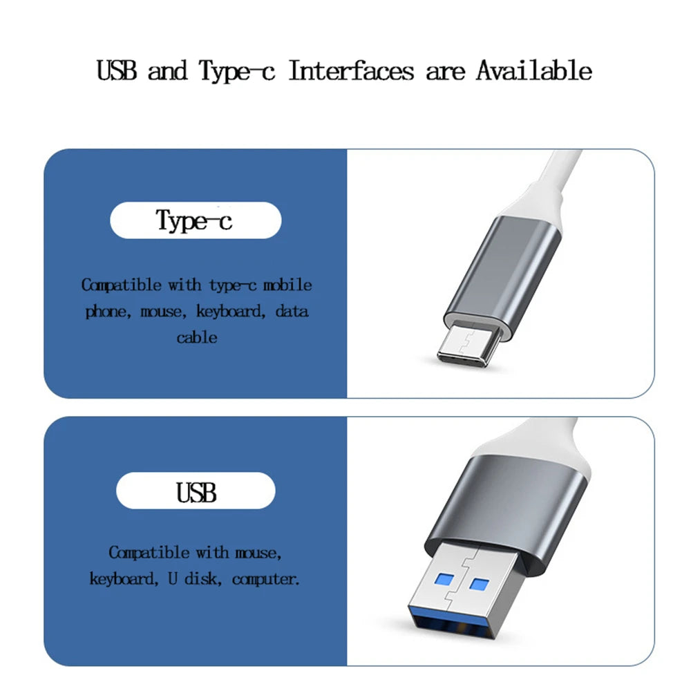 4-Port USB 3.0 Hub – High-Speed Type-C Multiport Splitter