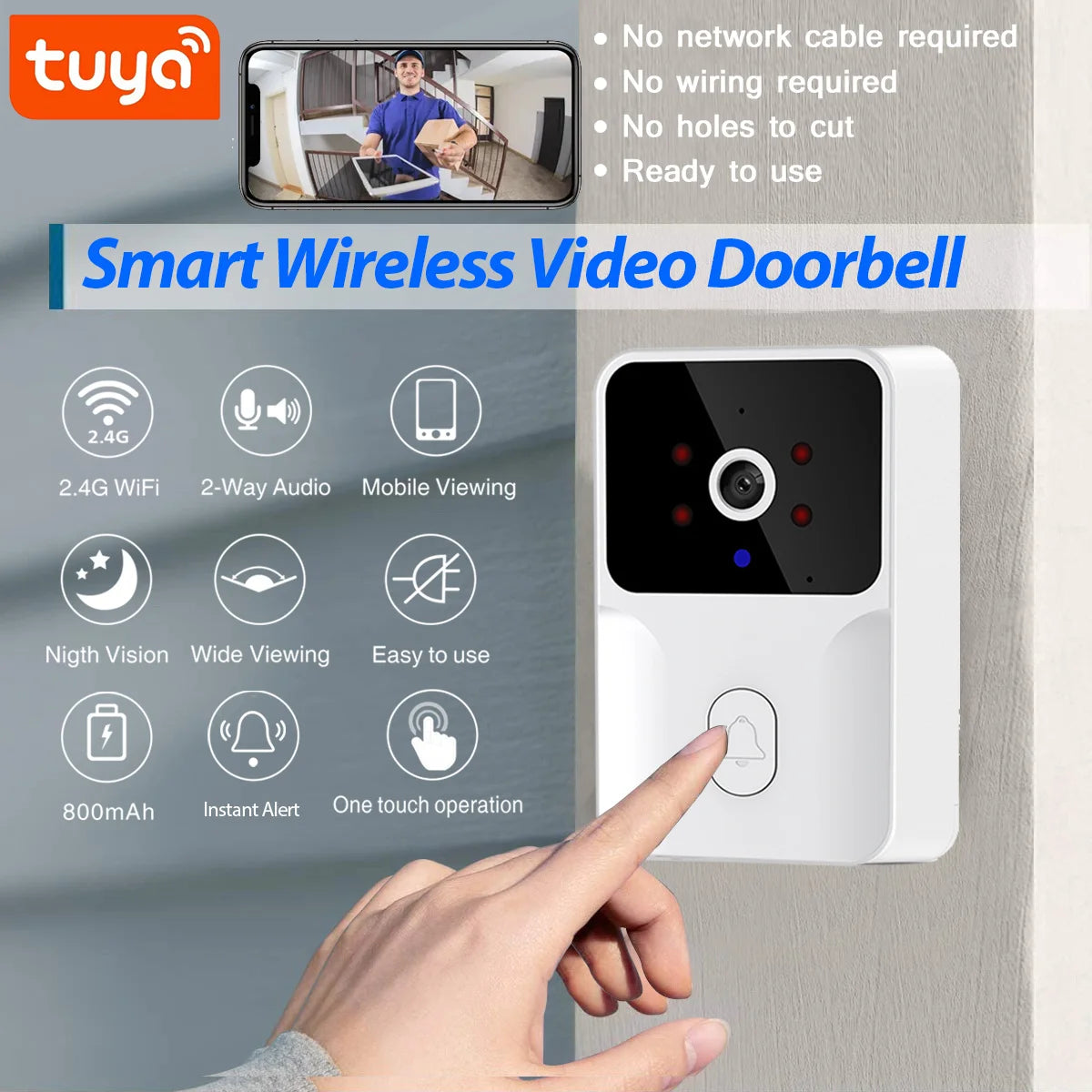 Smart Video Door Bell Camera
