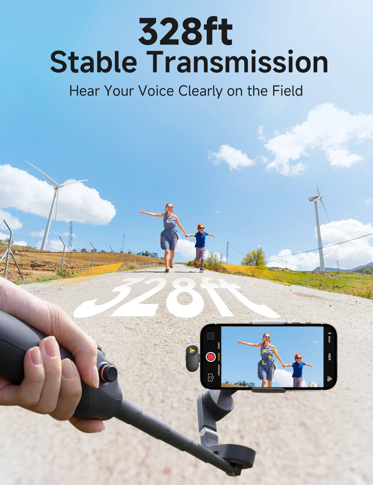 MAONO T1mini Wireless Lapel Microphone