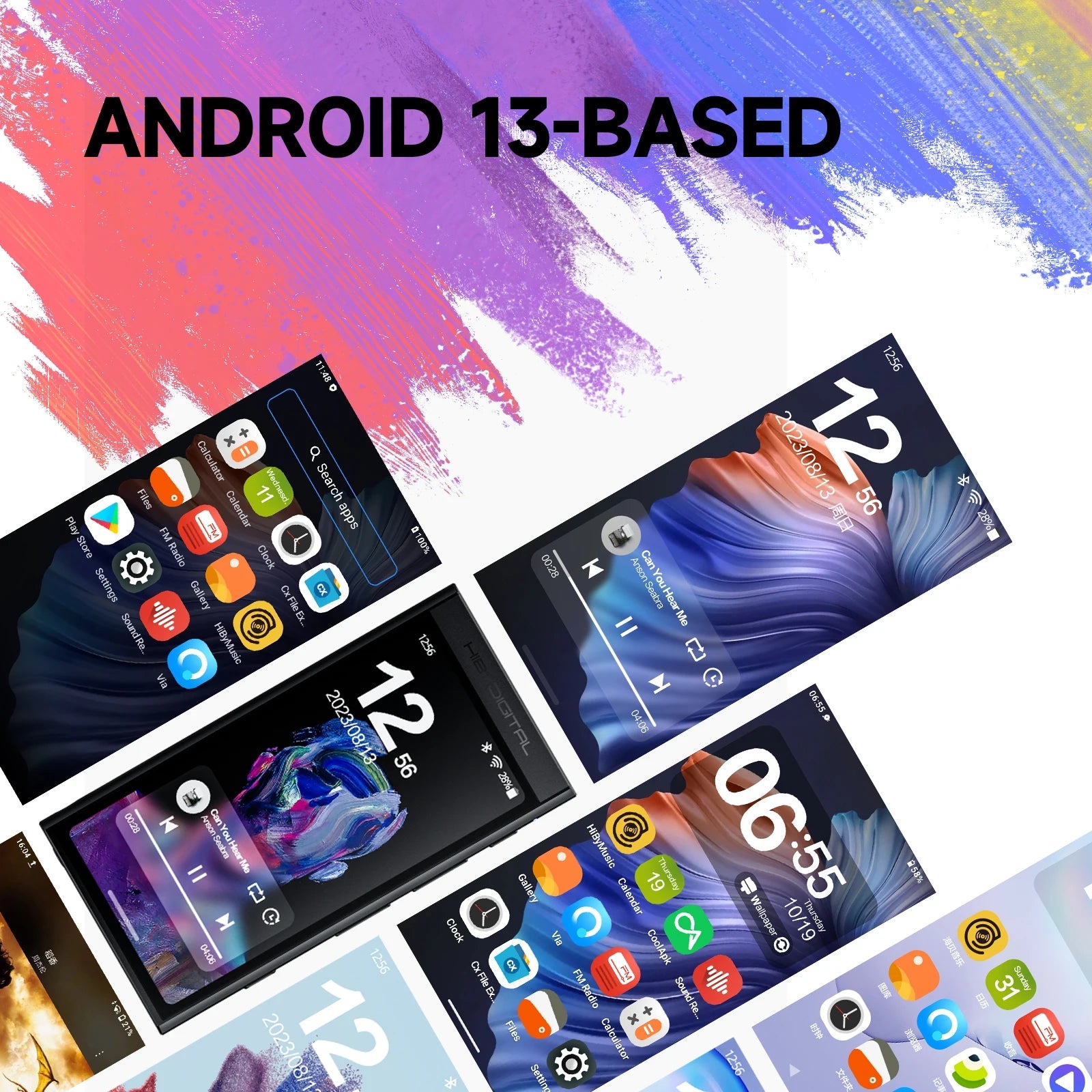 HiBy M300 Android 13 Music Player