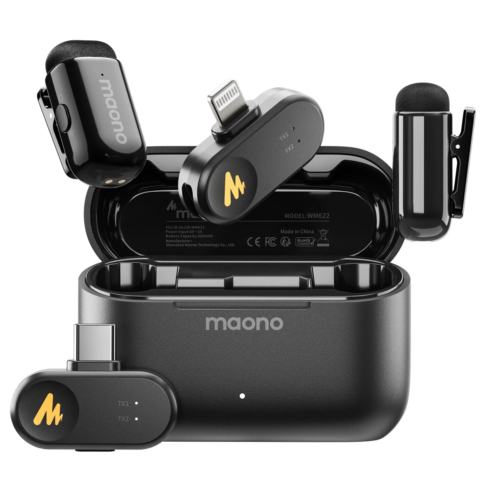 MAONO T1mini Wireless Lapel Microphone