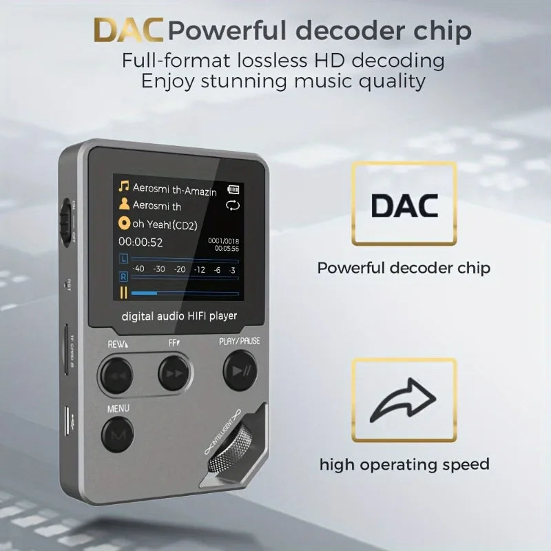 C5 Bluetooth MP3 Player – 8GB Lossless Music & FM Radio