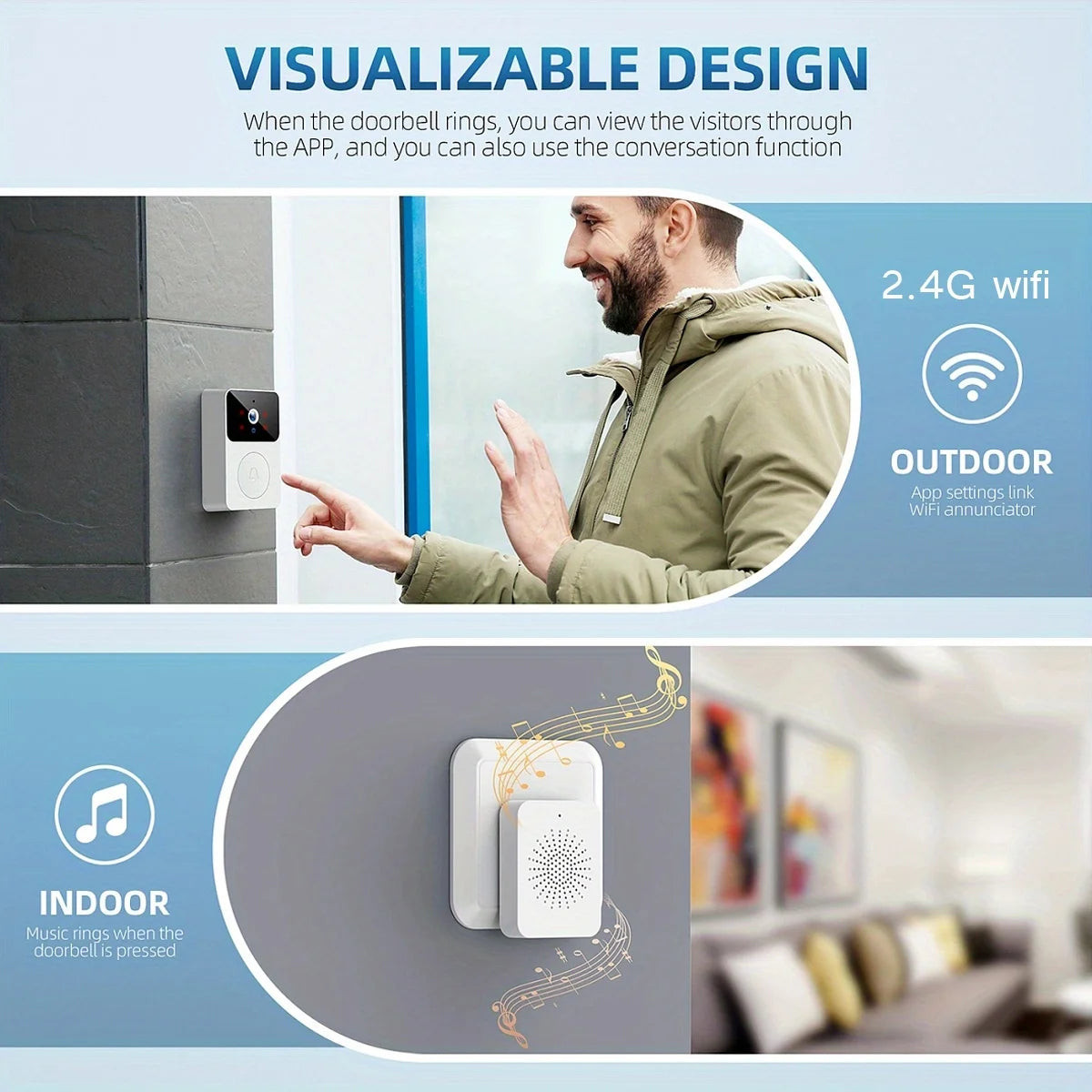 Smart Video Door Bell Camera