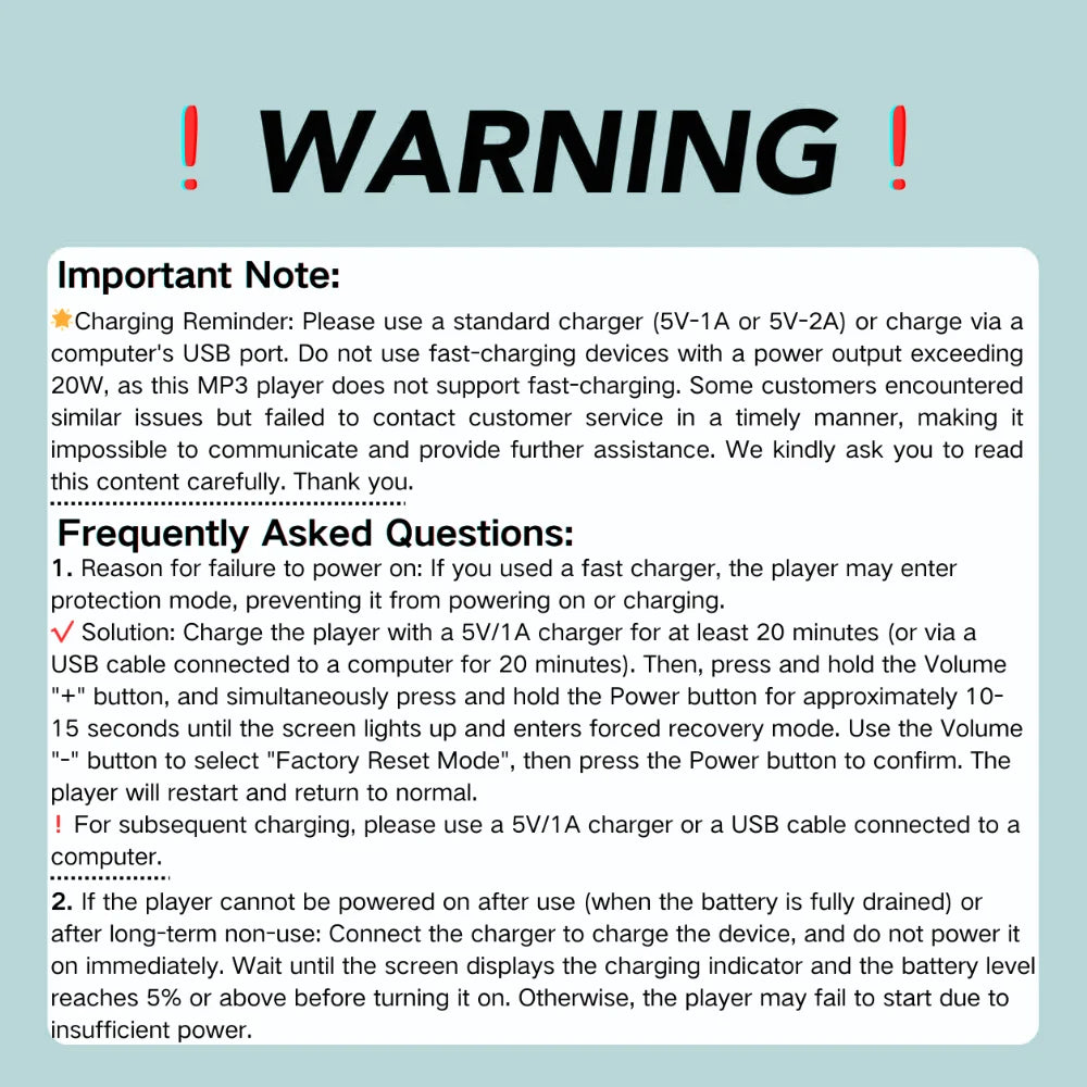 High Five Portable MP3 Player