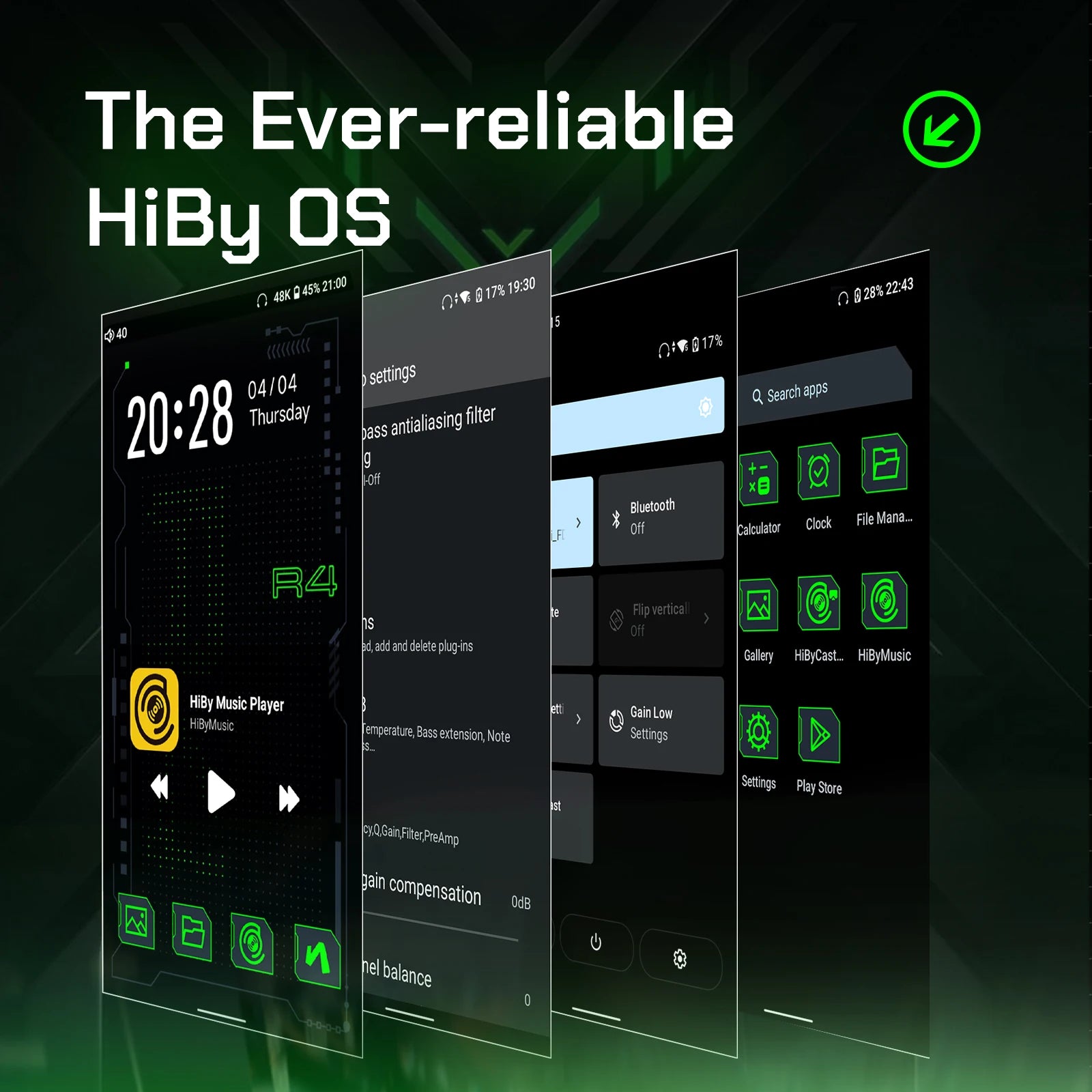 HiBy R4 Android 12 HiFi Player
