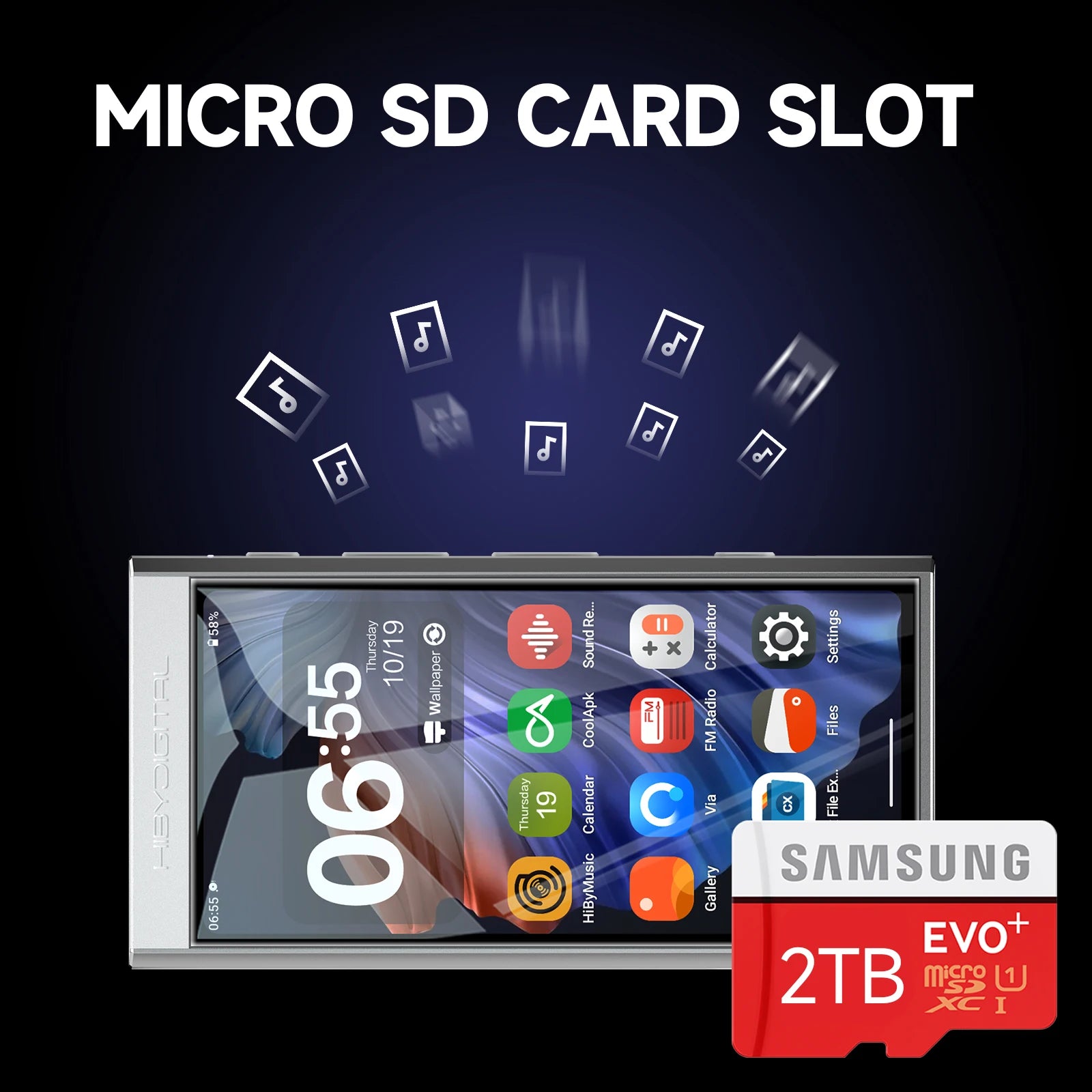 HiBy M300 Android 13 Music Player