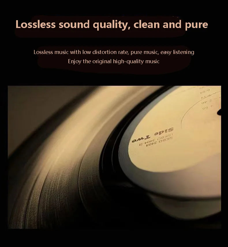 Wooden HiFi CD Player – Bluetooth 5.1 & USB Lossless Music Player