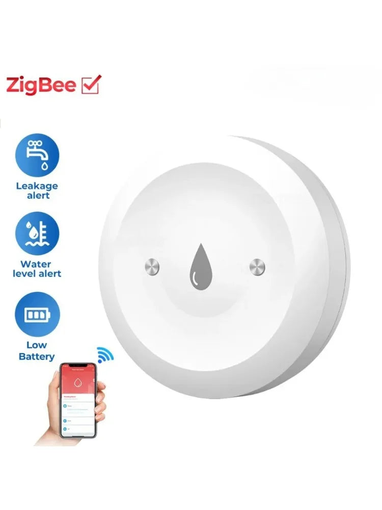 Zigbee Smart Water Sensor – Flood & Leak Detector for Home
