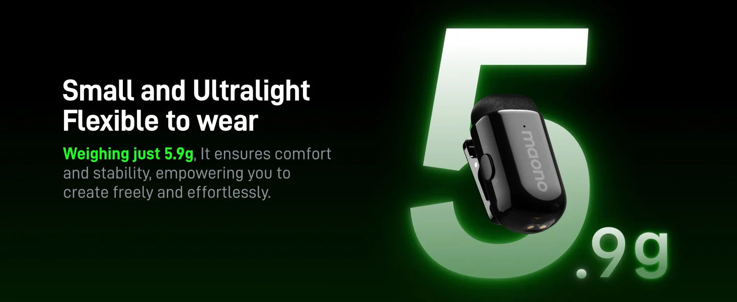 MAONO T1mini Wireless Lapel Microphone