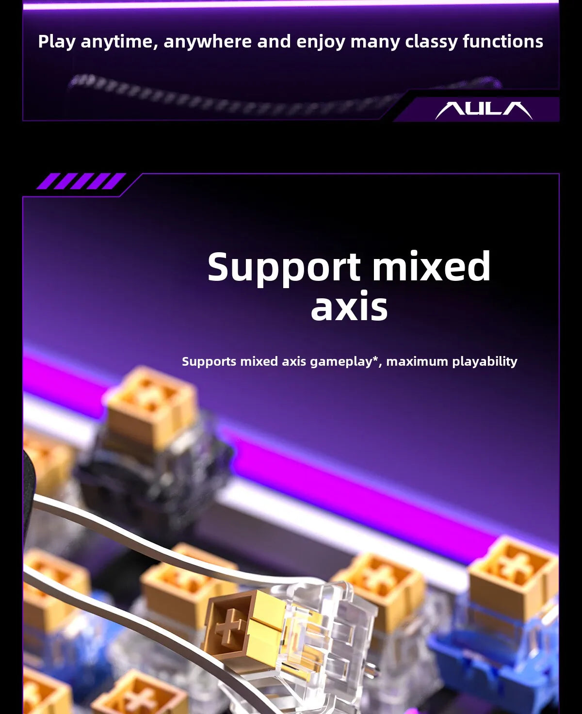 HERO84 HE Mechanical Keyboard – Wired RGB Music Rhythm Gaming Keyboard